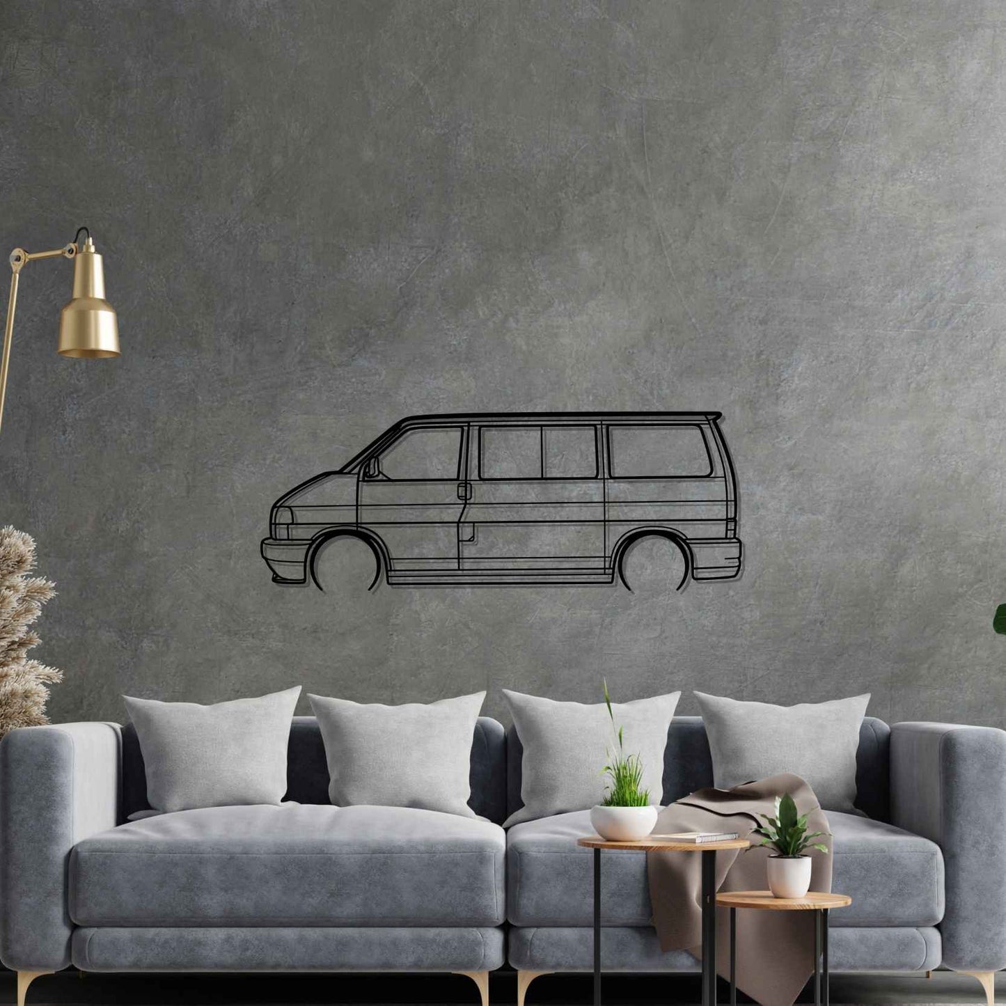 T4 1999 Detailed Silhouette Metal Wall Art
