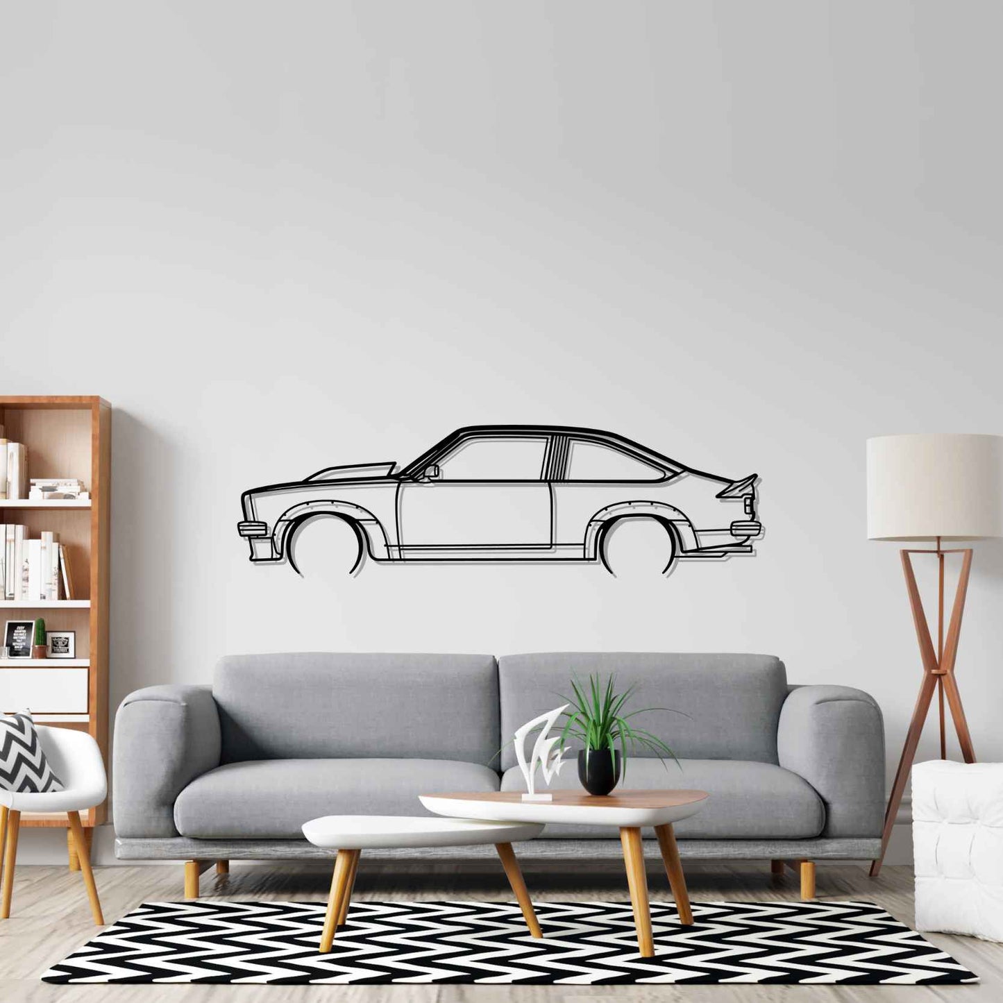 Torana 1977 Detailed Silhouette Metal Wall Art