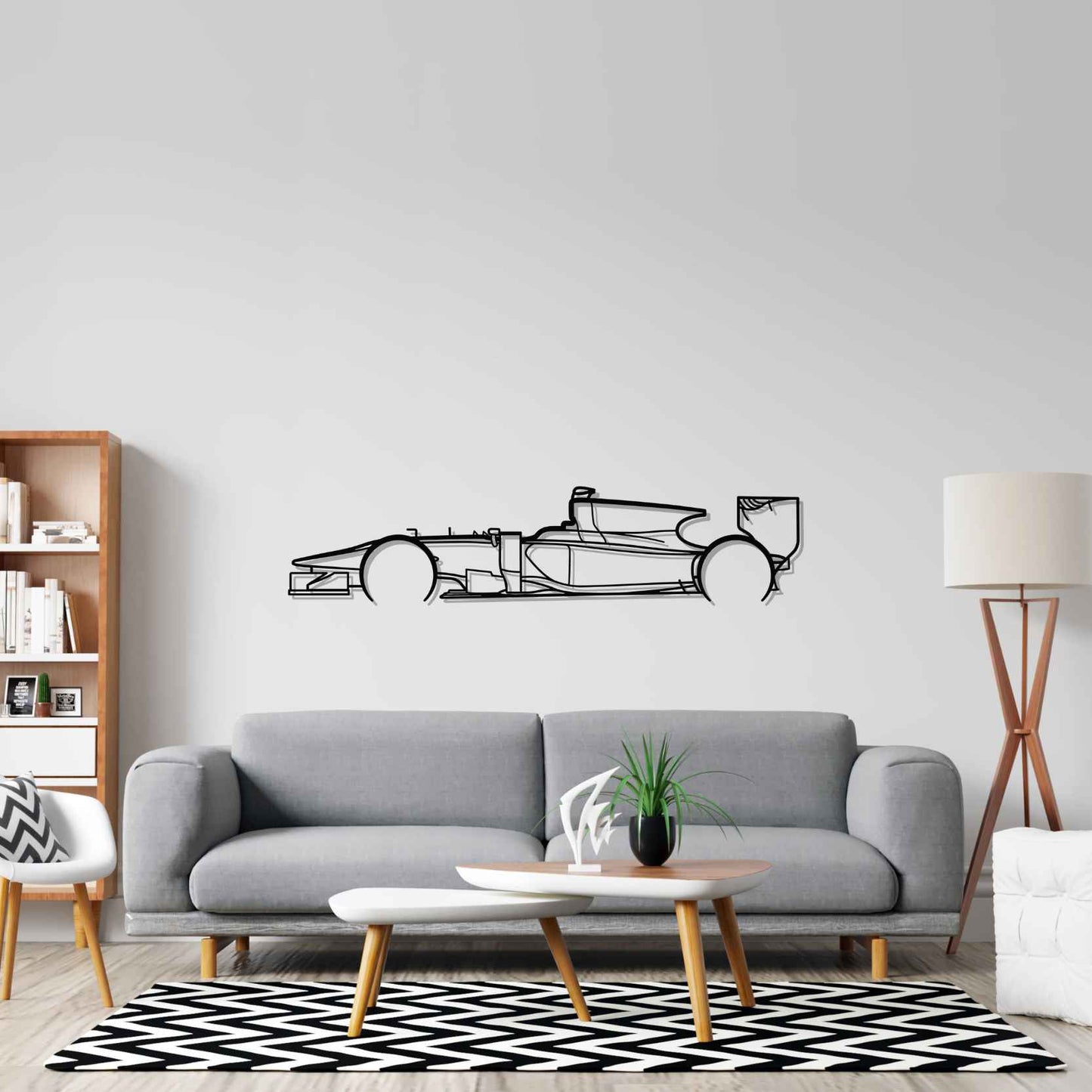 GP2/11 Detailed Silhouette Metal Wall Art