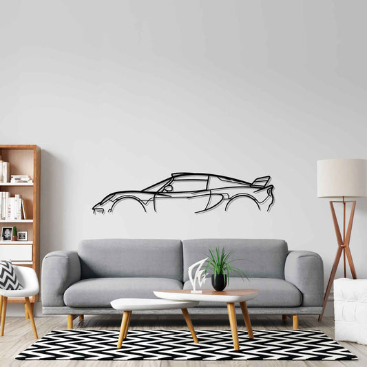 Exige Classic Silhouette Metal Wall Art