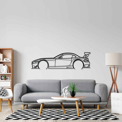 Z4 E89 GT3 Detailed Silhouette Metal Wall Art