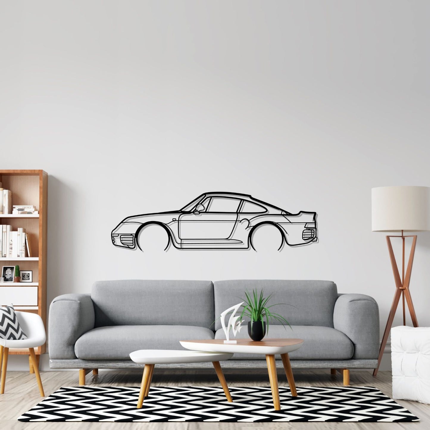 959 Detailed Silhouette Metal Wall Art