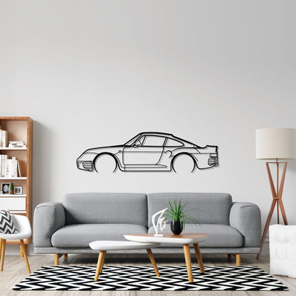 959 Detailed Silhouette Metal Wall Art