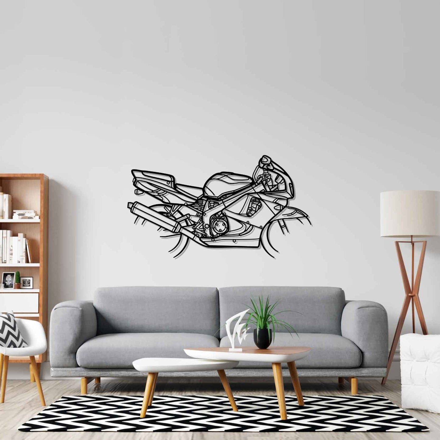 CBR900RR 1996 Silhouette Metal Wall Art