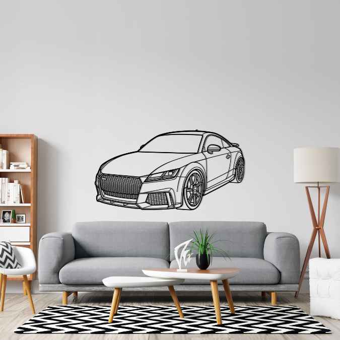 TTRS 2018 Angle Silhouette Metal Wall Art