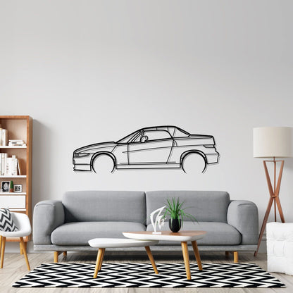 Alfa RZ Detailed Silhouette Metal Wall Art