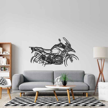 R1250 GSA 2021 Silhouette Metal Wall Art