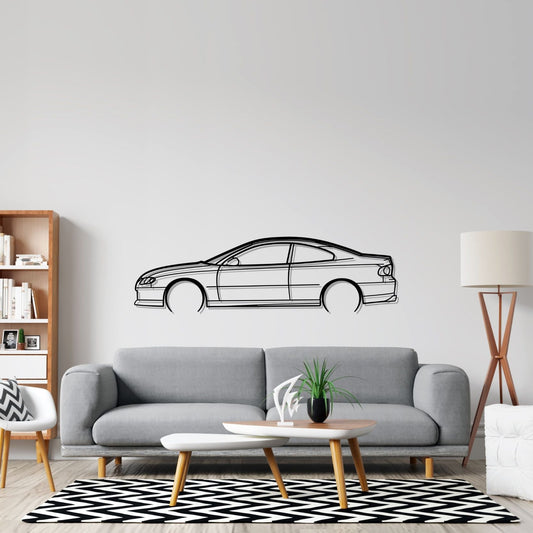 Monaro V8 Detailed Silhouette Metal Wall Art