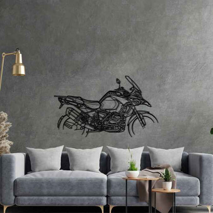 R1250 GSA 2021 Silhouette Metal Wall Art