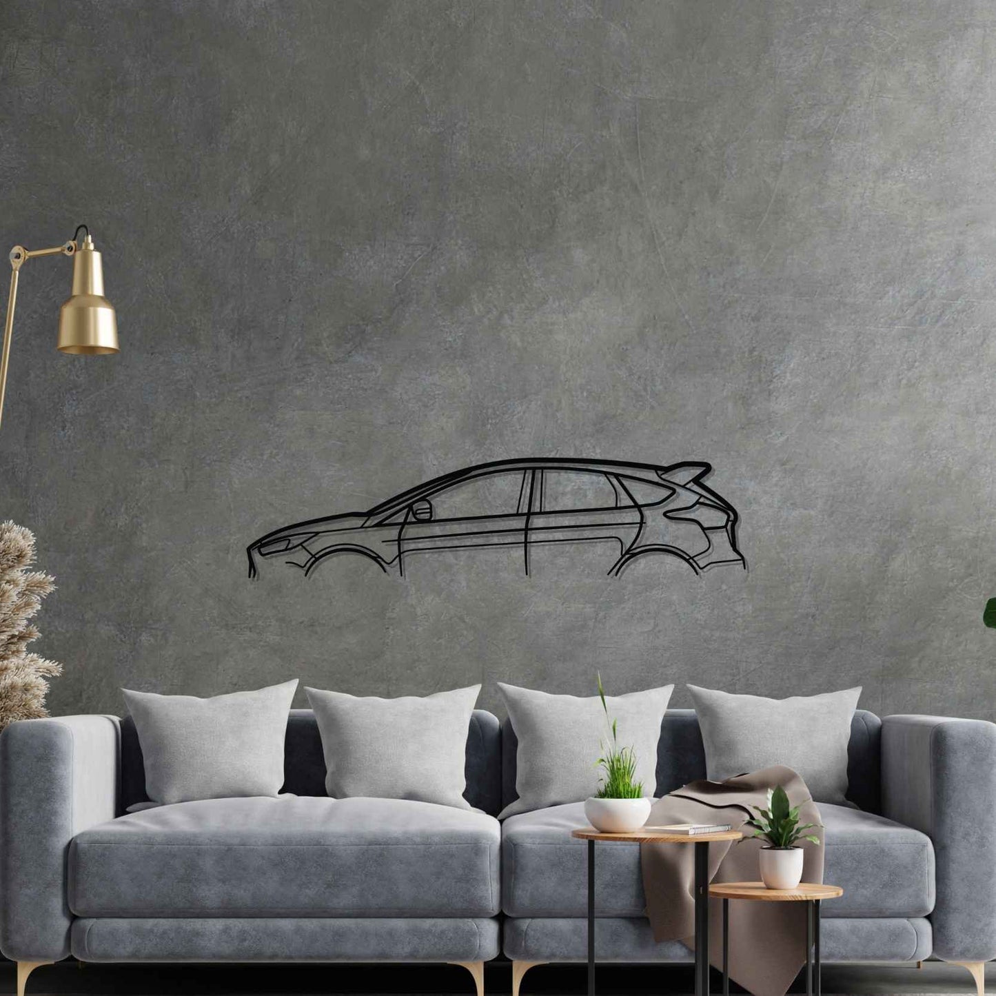 Focus RS Classic Silhouette Metal Wall Art