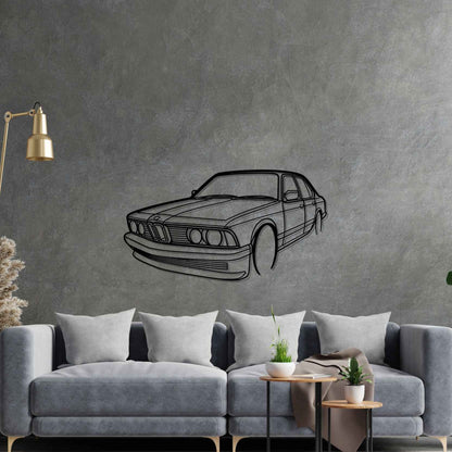 E23 Angle Silhouette Metal Wall Art