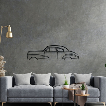 Stylemaster Coupe 1948 Classic Silhouette Metal Wall Art