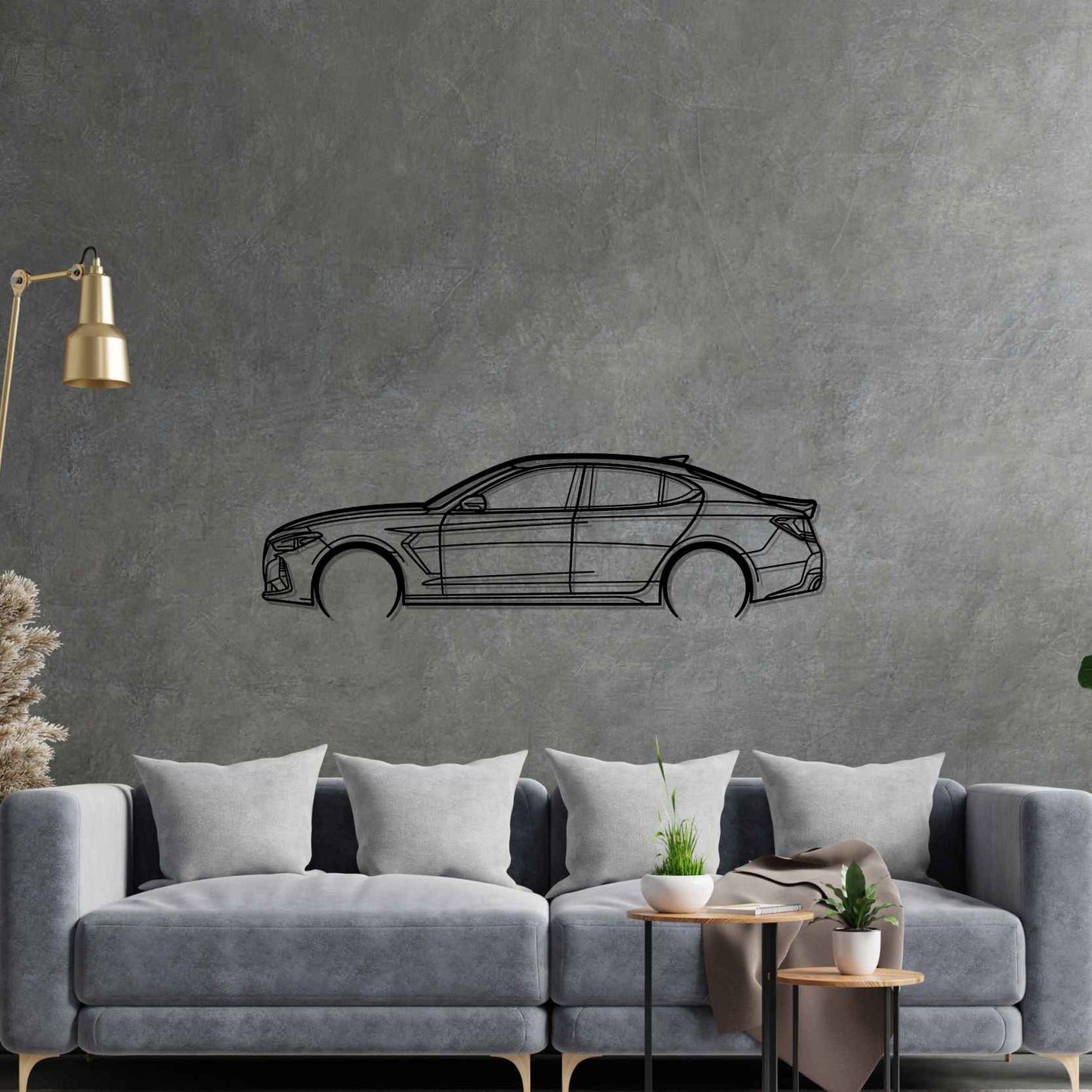 G70 2019 Detailed Silhouette Metal Wall Art