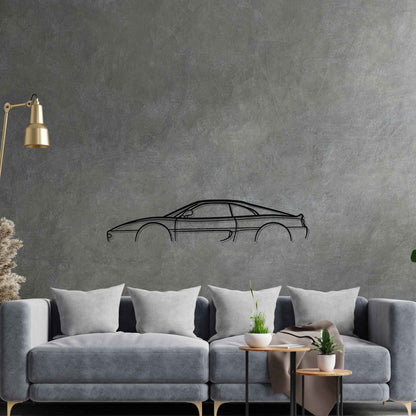 F355 1995 Classic Silhouette Metal Wall Art