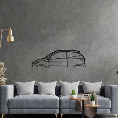 Aixam Coupe GTI Silhouette Metal Wall Art