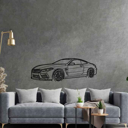 M8 Comp 2022 Angle Silhouette Metal Wall Art