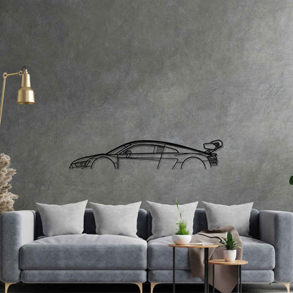 R8 LMS 2022 Classic Silhouette Metal Wall Art