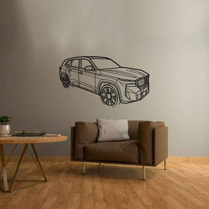 XM 2023 Angle Silhouette Metal Wall Art