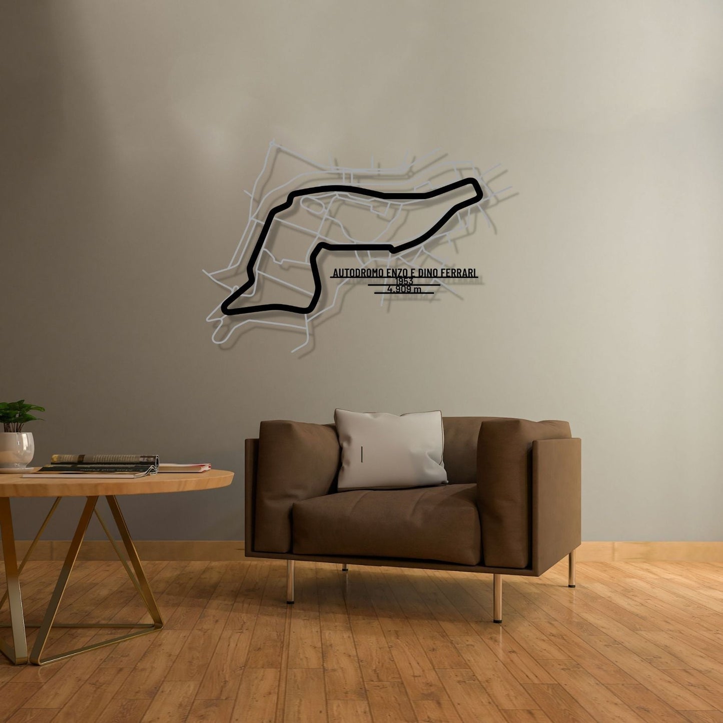 Autodromo Enzo e Dino Ferrari Metal Wall Art