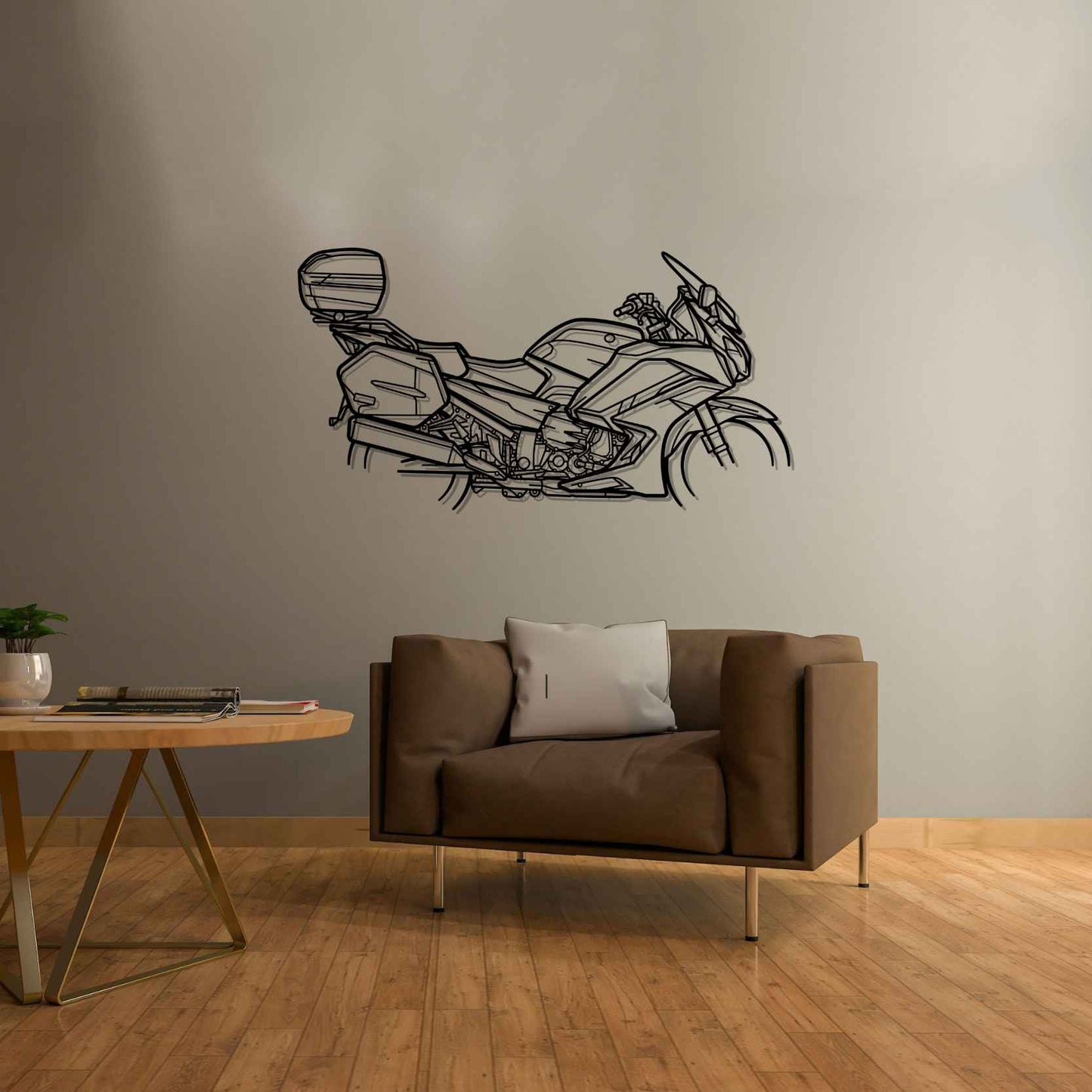 FJR 1300 Silhouette Metal Wall Art