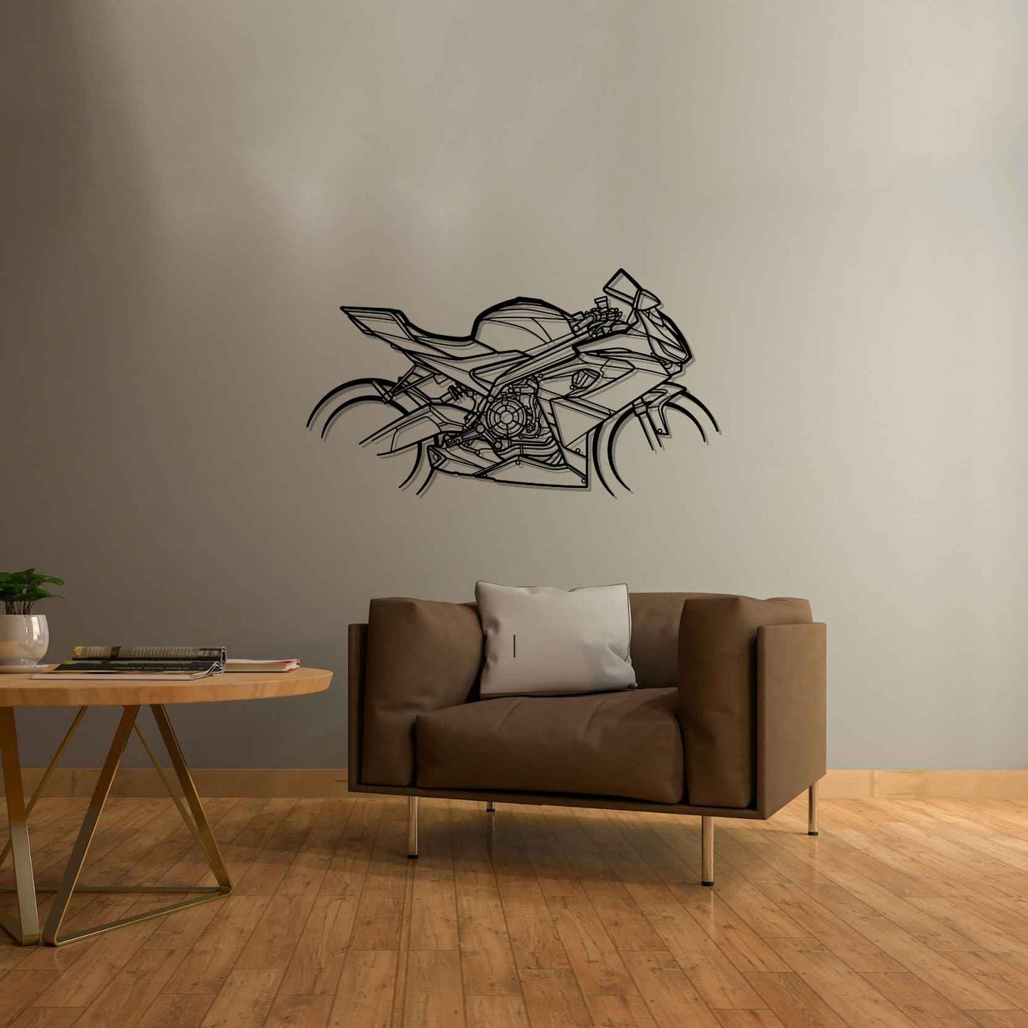 RS660 Silhouette Metal Wall Art