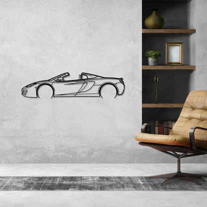 MP4 12C Spider Detailed Silhouette Metal Wall Art