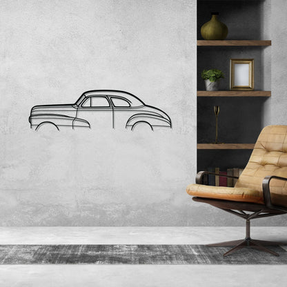 Stylemaster Coupe 1948 Classic Silhouette Metal Wall Art