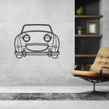 "Bugeye"sprite 1961 Front Silhouette Metal Wall Art