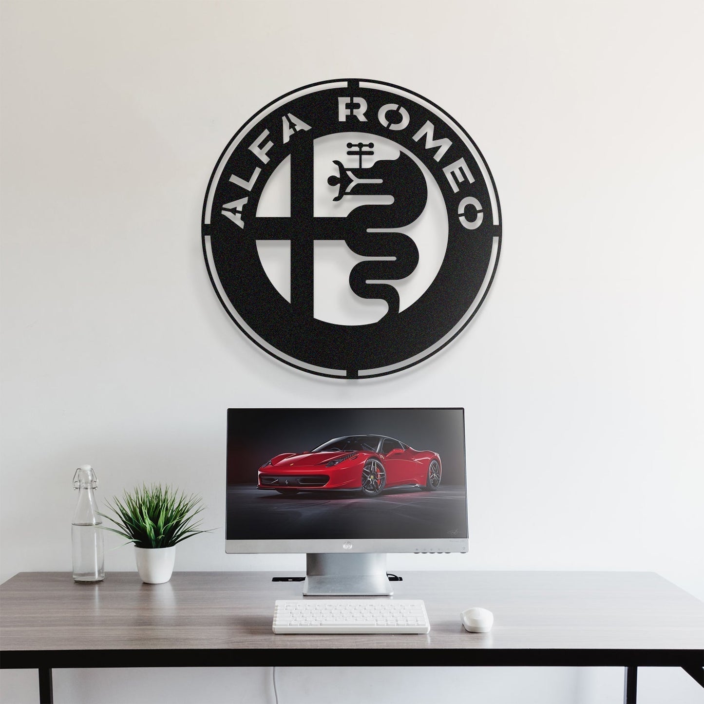 Alfa Romeo Metal Car Emblem