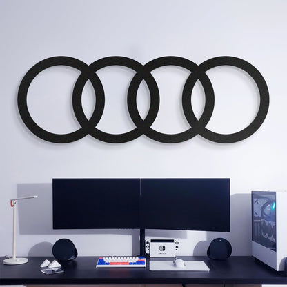 Audi Metal Car Emblem