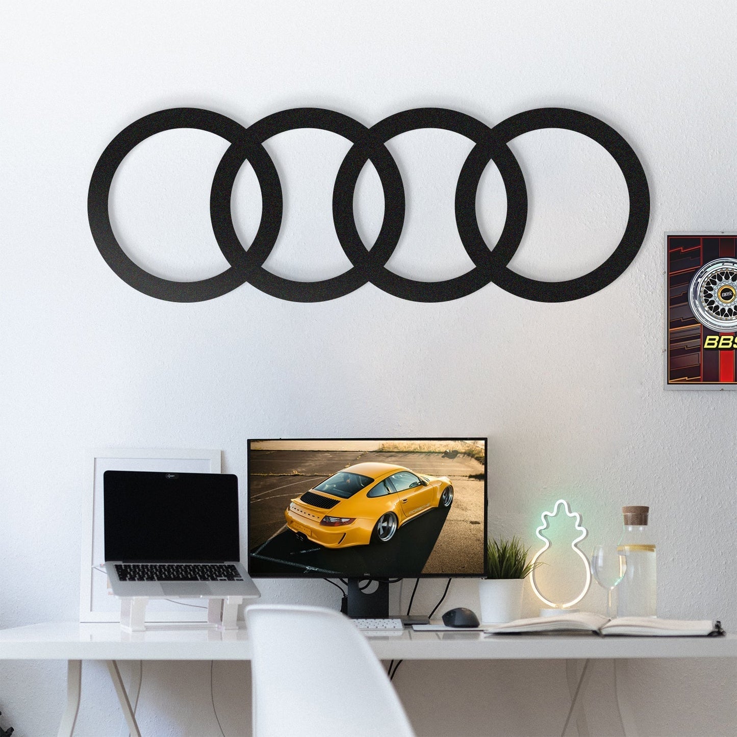 Audi Metal Car Emblem