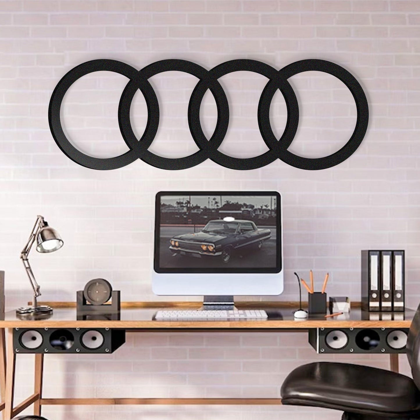 Audi Metal Car Emblem