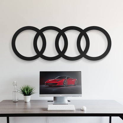 Audi Metal Car Emblem