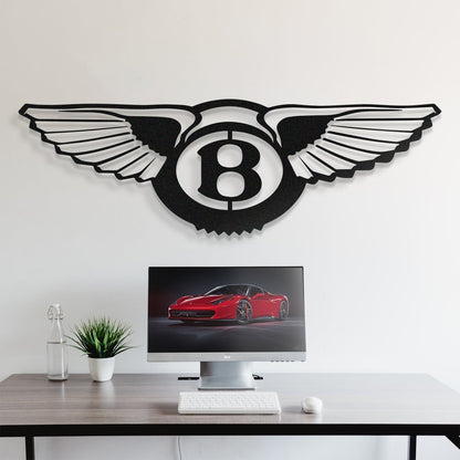 Bentley Metal Car Emblem