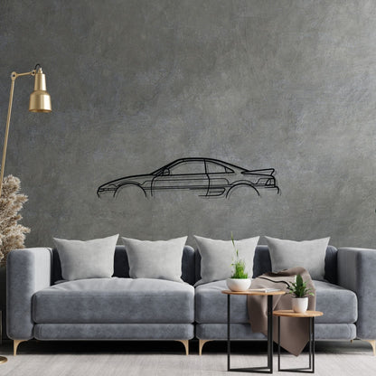 MR2 Classic Silhouette Metal Wall Art