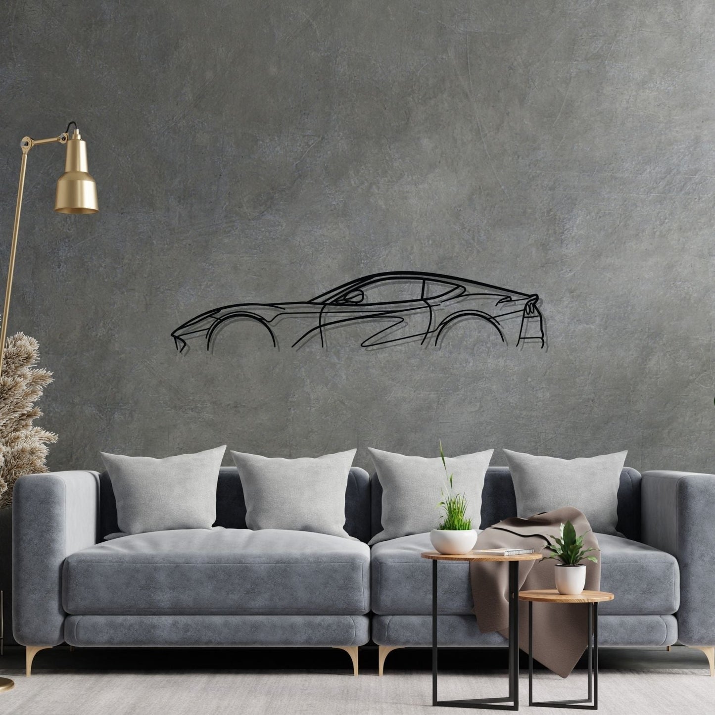 812 Superfast Classic Silhouette Metal Wall Art