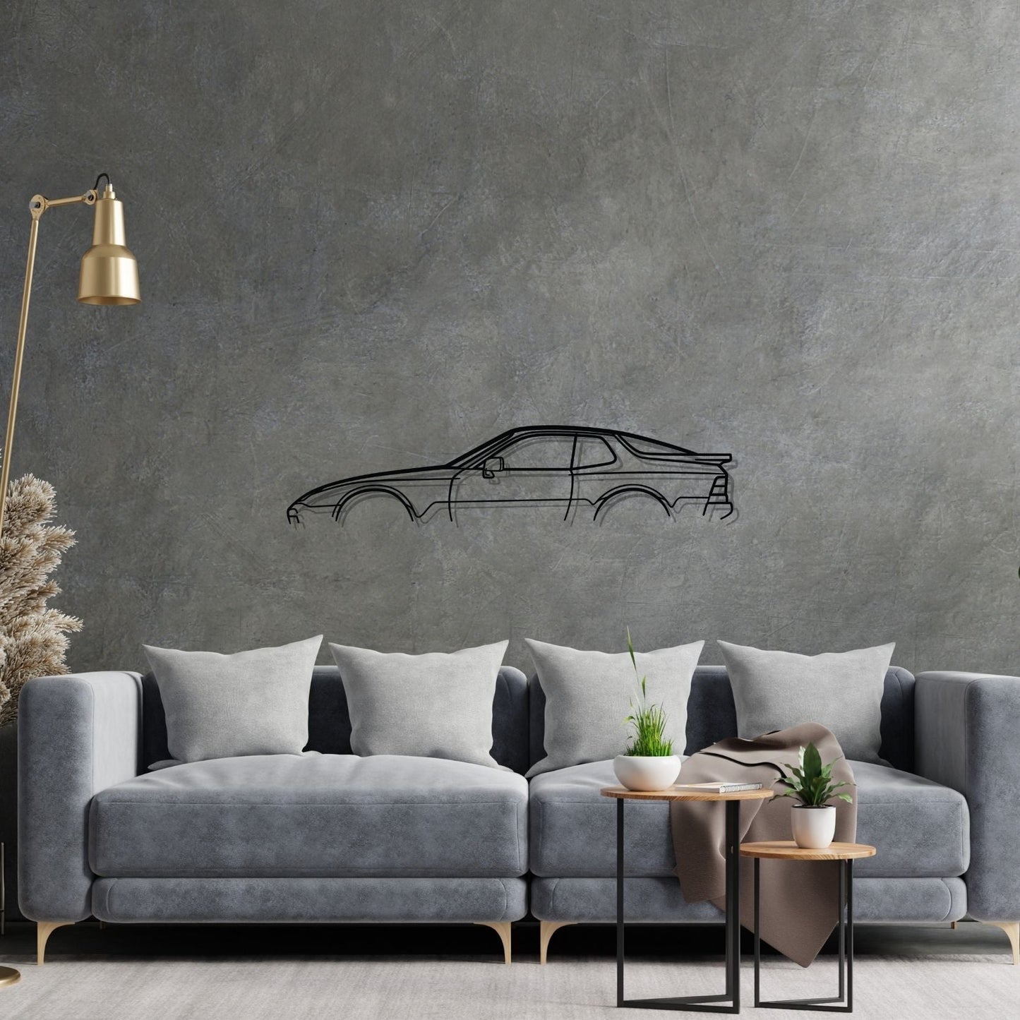 944 Classic Metal Silhouette Wall Art