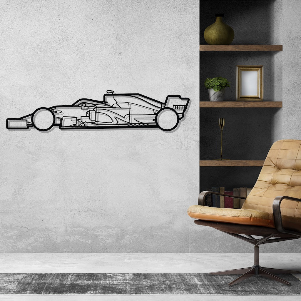 Formula One F1 2020 Detailed Metal Wall Art