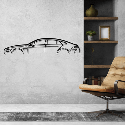 AMG GT Classic Metal Silhouette Wall Art