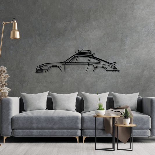 911 Safari Classic Silhouette Metal Wall Art