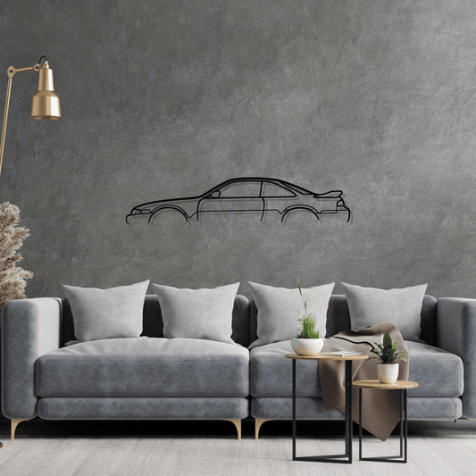 Silvia S14 200sx Classic Silhouette Metal Wall Art