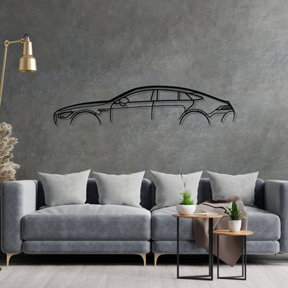 AMG GT Classic Metal Silhouette Wall Art