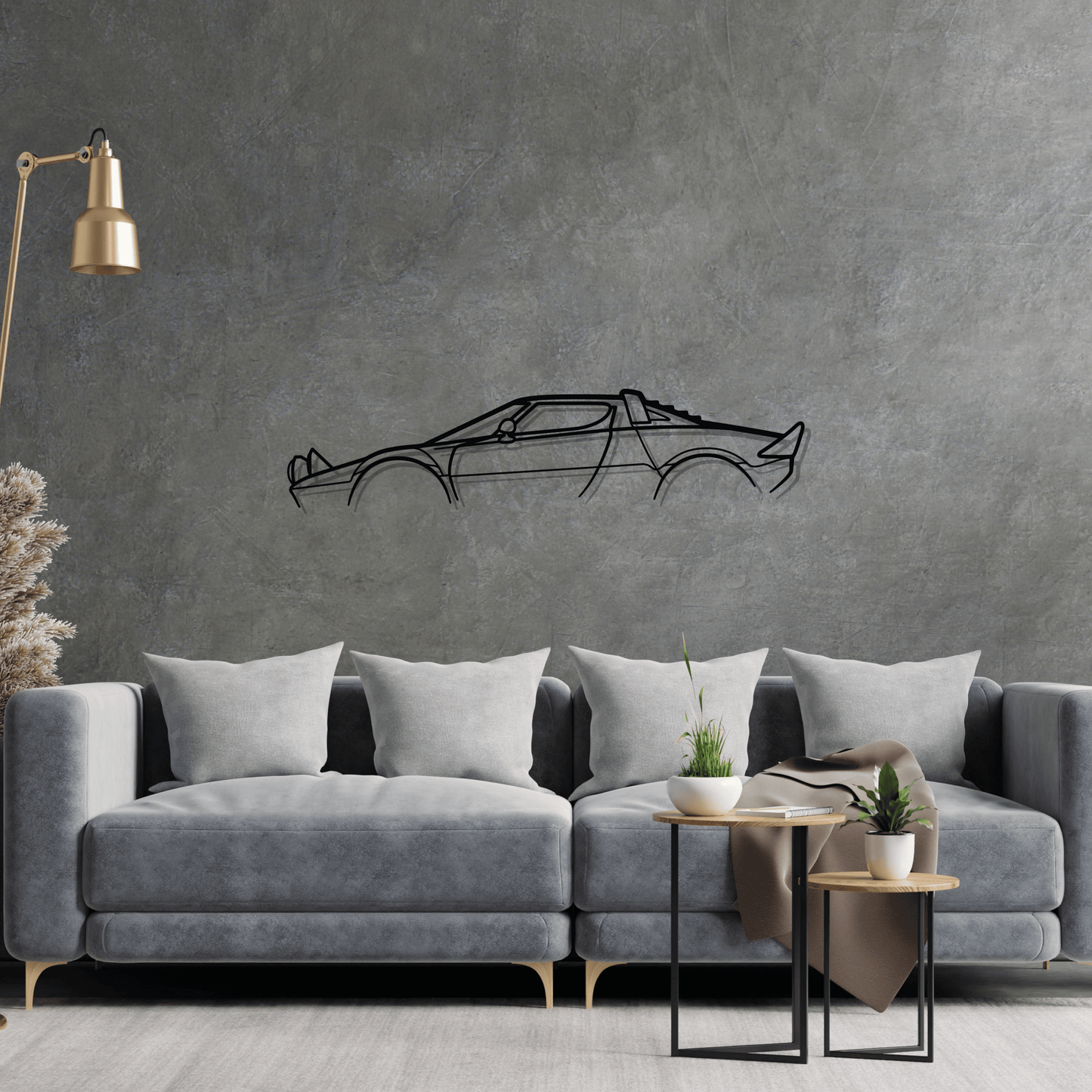 Stratos Classic Metal Silhouette Wall Art