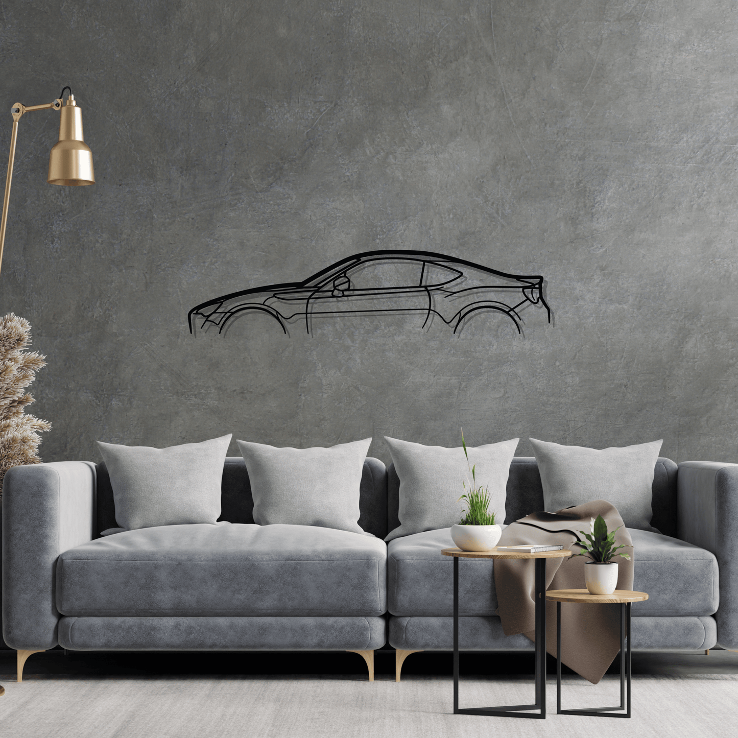 GT86 Classic Silhouette Metal Wall Art