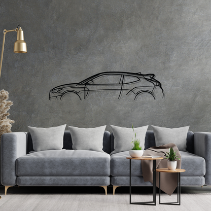 Veloster Classic Metal Silhouette Wall Art