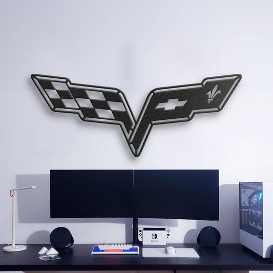 Corvette Metal Car Emblem