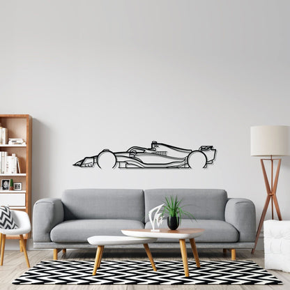 Formula 1 2022 All Teams Silhouette Metal Wall Art