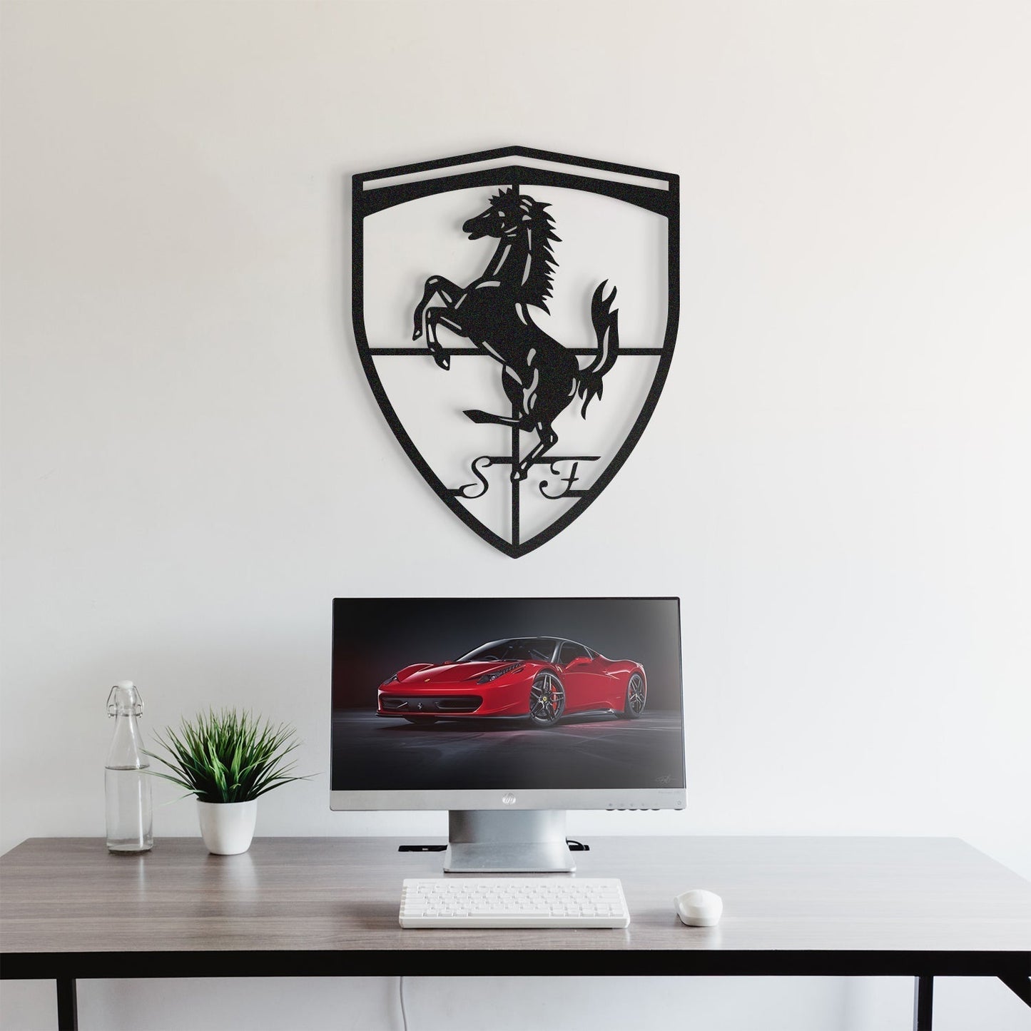 Ferrari Metal Car Emblem