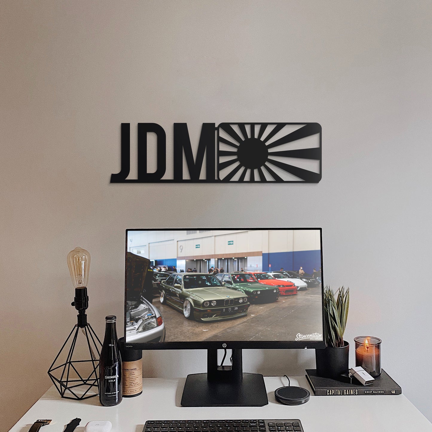 JDM Flag Metal Car Culture Wall Art