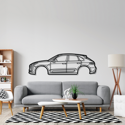 Macan Detailed Silhouette Metal Wall Art